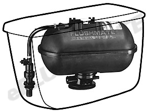 Flushmate Complete Replacement System 501B for Crane, Cashsaver, and Mansfield 200 Ser